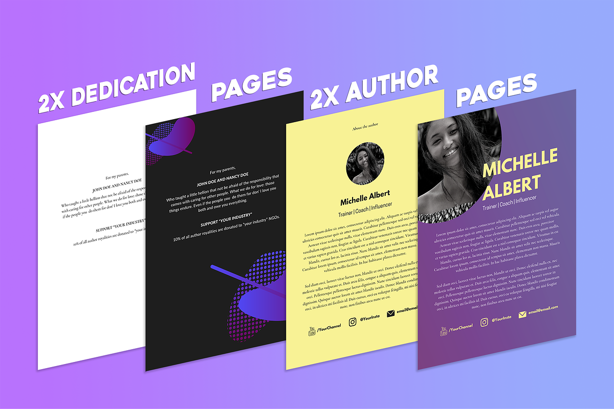 Canva Bold Ebook Template, a Templates & Theme by ZohairKhanLtd (Photo 3 of 9)