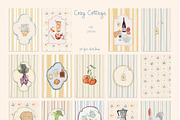 Cottagecore Clipart, Frames, Prints, a Decorative Illustration by whiteheartdesign (Thumbnail 15 of 34)