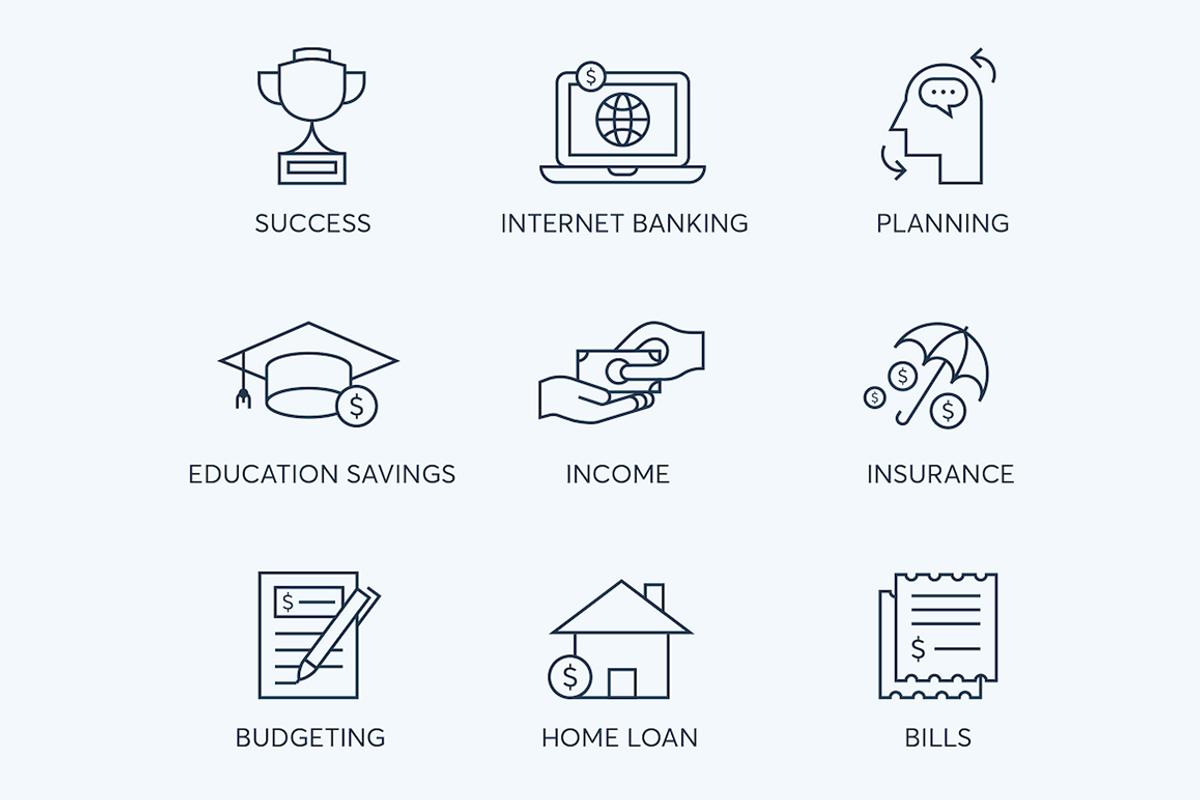 78 Fintech Line Icons, an Outline Icon by Flat Icons (Photo 2 of 10)