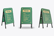 Menu Board Mockup, a Product Mockup by OneVectorStock (Thumbnail 1 of 3)