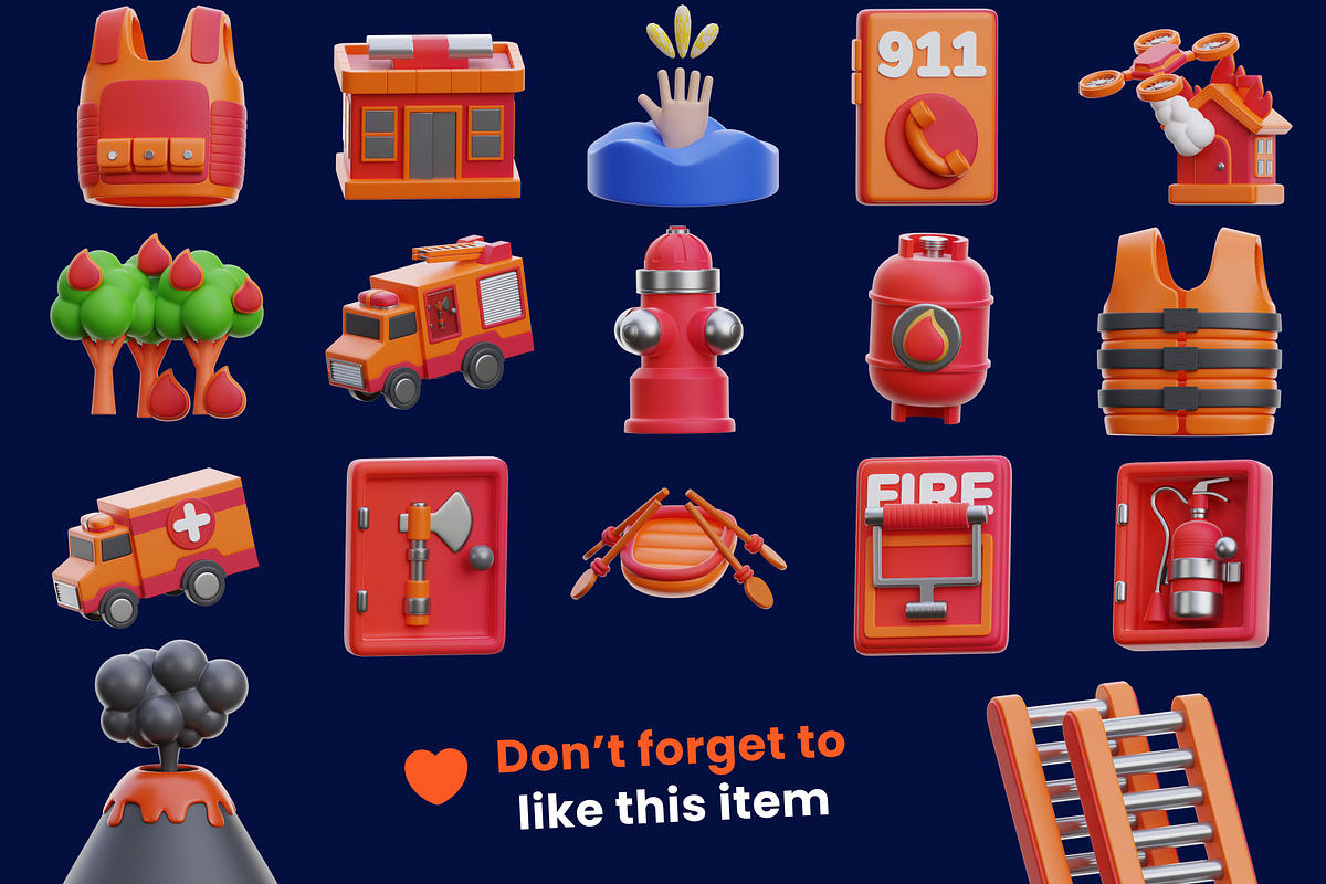 Rescue and response 3D Icon, an Object 3D Model by orenjidesign (Photo 8 of 8)