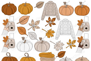 Autumn Vibes Clipart