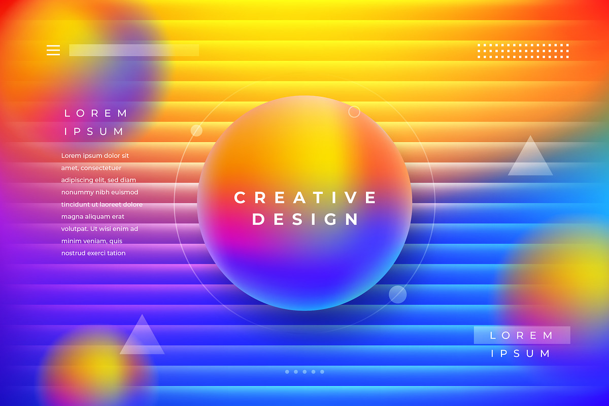 3D Glass Morph Sphere Gradient BG, a Background Graphic by Signatoro (Photo 2 of 4)