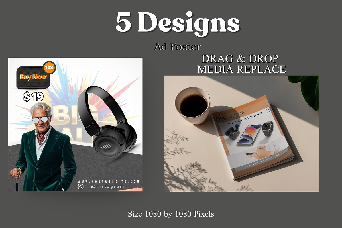 SVG JPG Promo Designs Pack of 5, a Branding & Logo Template by Crox Studio | Digital (Photo 7 of 7)