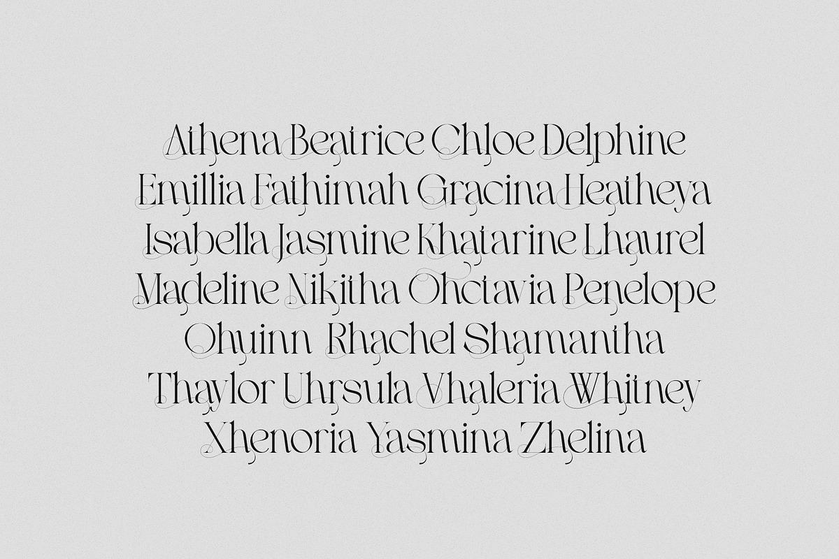 Olleca Elegant Classy Serif Font, a Serif Font by RantautypeStudio (Photo 4 of 19)