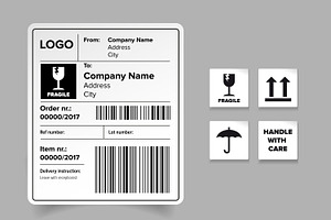 Shipping label