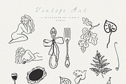 Vintage Lace Handkerchief Collage, an Object Graphic by Laras Wonderland (Thumbnail 8 of 12)