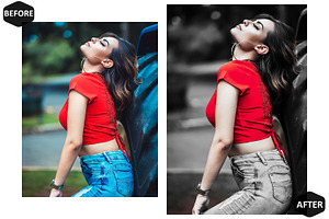 12 Lady In Red Lightroom Presets