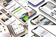 Realistic 3D iPhone Mock-Up Bundle 3, an iPhone Mockup by Graphicsworld125 (Thumbnail 1 of 15)