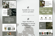 Floral Themed Canva Website Template, a Marketing Template by SociallyyCreative (Thumbnail 8 of 10)