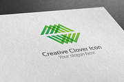 Creative Clover Icon Logo, a Branding & Logo Template by BdThemes (Thumbnail 1 of 3)