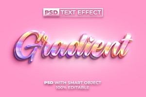 Creative Text Effect Colorful Style