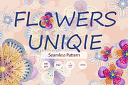 FLOWER UNIQUE, a Pattern Graphic by rumacorakstudio (Thumbnail 1 of 6)