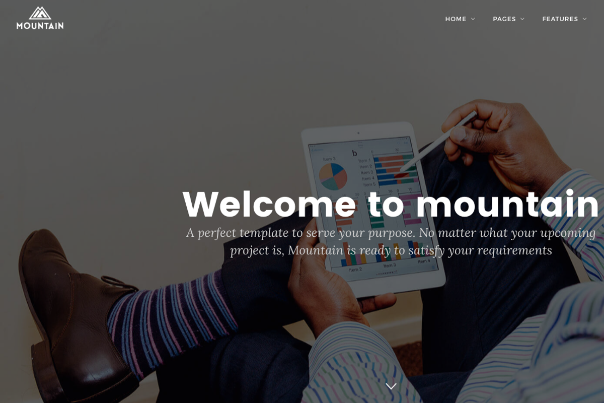 Mountain - Big. Bold. Beautiful, a Bootstrap Template by Theme Wagon (Photo 6 of 6)