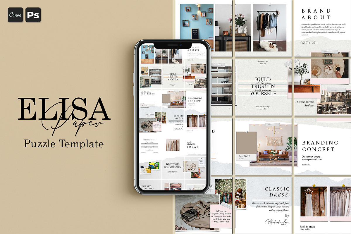 Canva | PS Puzzle Bundle, a Social Media Template by Analogi Studio (Photo 10 of 36)
