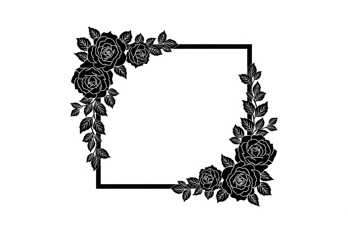 Floral Decorative Frame Vector Bundl, an Illustration by musafir_fashion (Photo 39 of 51)