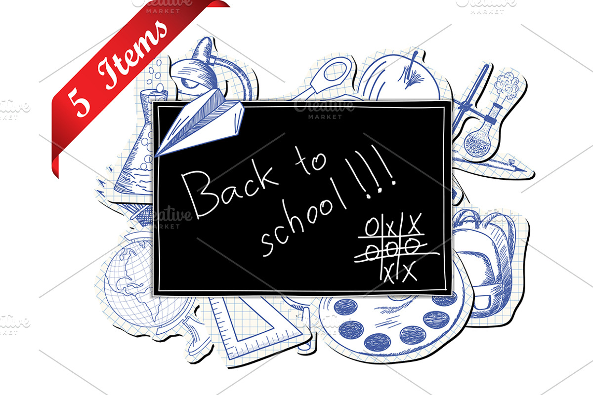 Education doodle set, an Education Illustration by Pavel Vectors (Photo 1 of 5)