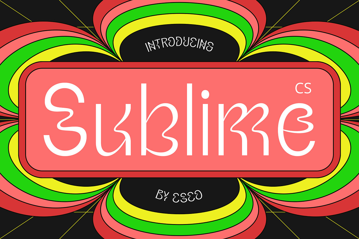 CS Sublime – Trippy Font, a Sans Serif Font by Craft Supply Co. (Photo 1 of 8)