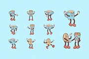 Coffee Retro Illustration, an Object Illustration by Decoconio Design (Thumbnail 2 of 7)