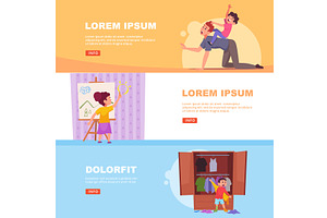 Active kids. vector background with, a Person Illustration by Onyx