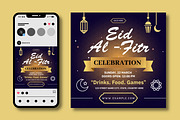 Eid Al Fitr Celebration Social Media, a Social Media Template by MightyDesign (Thumbnail 1 of 7)