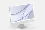 iMac 24-inches Mockups Bundle, a Books & Magazine Mockup by Smotrow Related (Thumbnail 6 of 9)