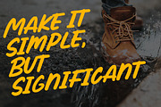 Jambrets - All Caps Brush Font, a Handwritten Font by Weape Studio (Thumbnail 5 of 7)