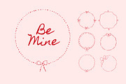 Be Mine - Valentine's Day Clipart, a Decorative Illustration by Barkova Nadya (Thumbnail 5 of 7)