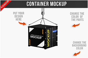 Container Mockup PSD, a Cups & Container Mockup by Bruno's Shop