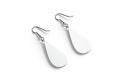 White Drop Earring Jewelry 3D Model, an Object 3D Model by rebrandy (Thumbnail 2 of 9)