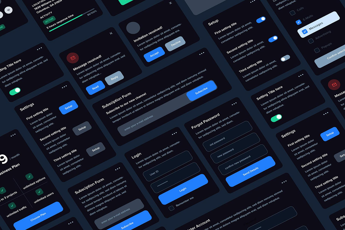Modular - UI Styleguide & Composer, an UI Kit Template by Creative Perspective (Photo 5 of 8)