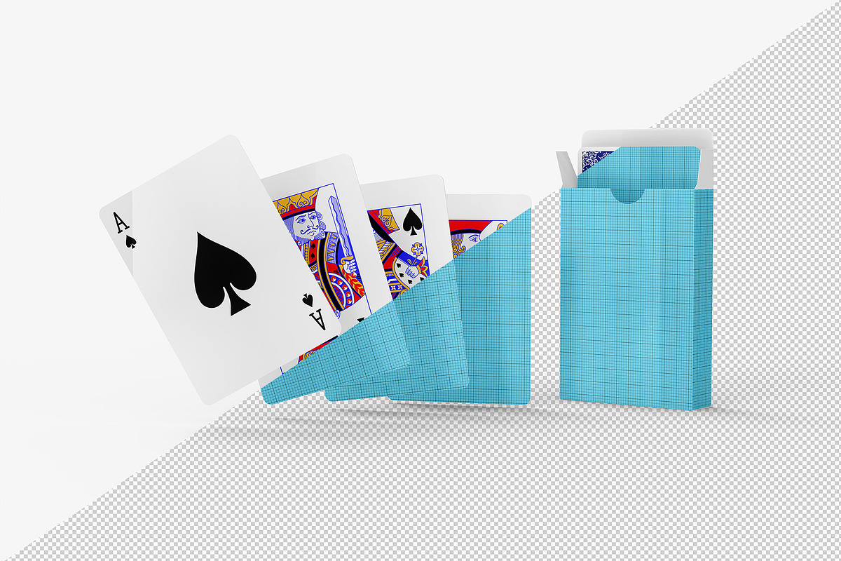 Playing Cards Mockup v.7 - 6 views, a Merchandise Mockup by Illusiongraphic (Photo 16 of 18)