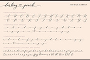 Darling Peach Wedding Heart Script, a Script Font by Mila Garret (Thumbnail 15 of 16)
