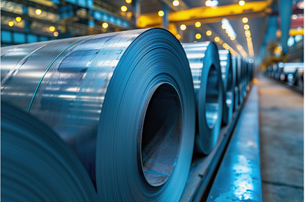 Galvanized Steel Coils in Industrial, an Industrial Photo by Lermont51