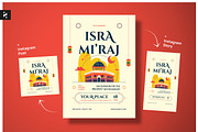 Isra Miraj Flyer Creative Clean, a Flyer Template by Neermana (Thumbnail 1 of 4)