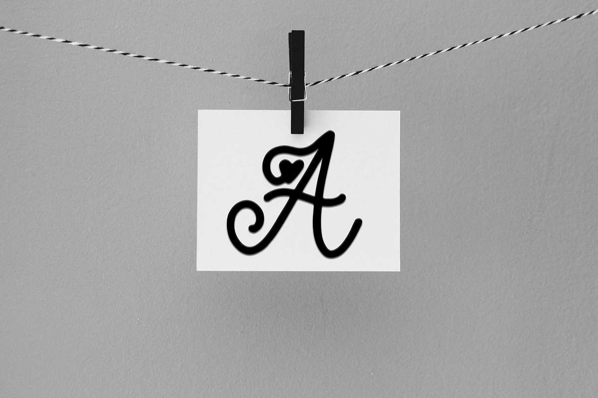 Handwritten Monogram Font - 4 Styles preview 8