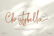 Christybella - Stylish Signature Fon, a Handwritten Font by Mozatype (Thumbnail 1 of 11)