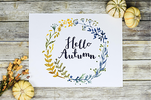 Hello Autumn Wreath