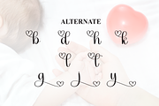 Babylove | Script Font, a Sans Serif Font by Scratchones (Thumbnail 8 of 9)
