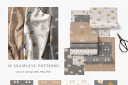 BOHO Rainbow clipart and patterns, an Object Illustration by polikarpovaart (Thumbnail 6 of 11)