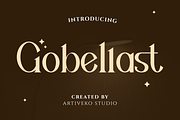 Gobellast Serif Font, a Serif Font by Artiveko (Thumbnail 1 of 10)