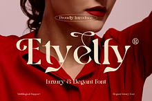Etyelfy - Luxury Elegant Font