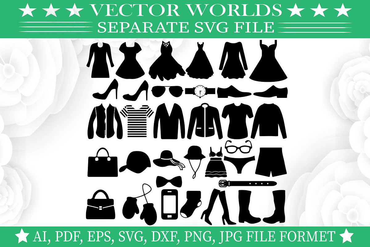 Clothes Svg, Dress Svg, an Object Graphic by VectorWorlds (Photo 3 of 3)