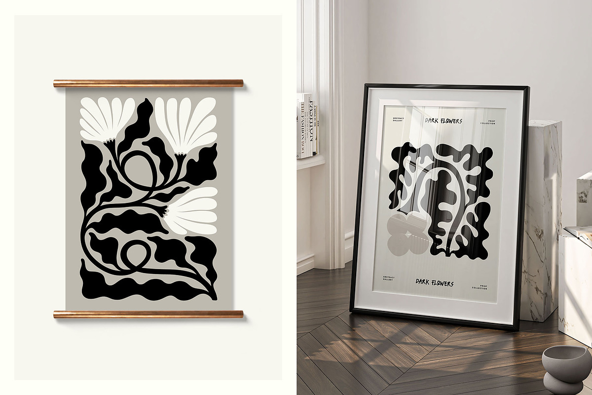 Dark Flowers. 2 | Wall Art Creator, an Object Graphic by Leleka.Store (Photo 13 of 18)