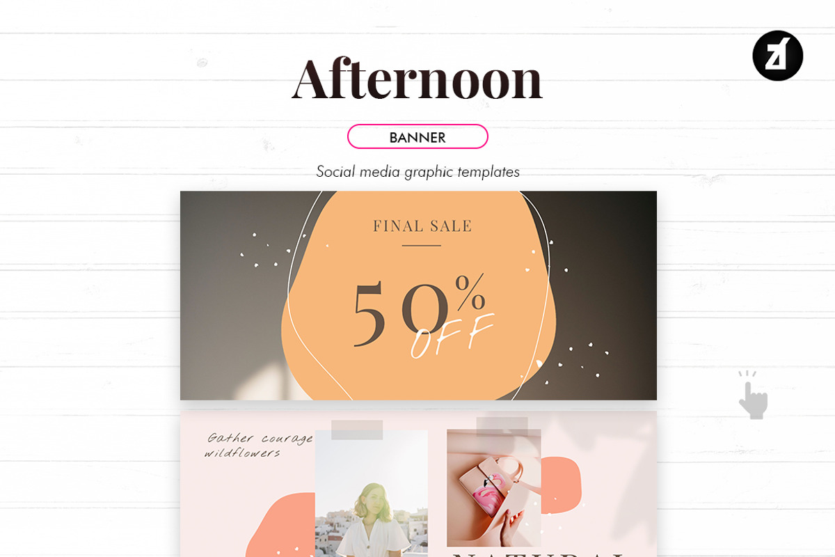 Afternoon social media graphic, a Social Media Template by Chanut is industries (Photo 9 of 11)