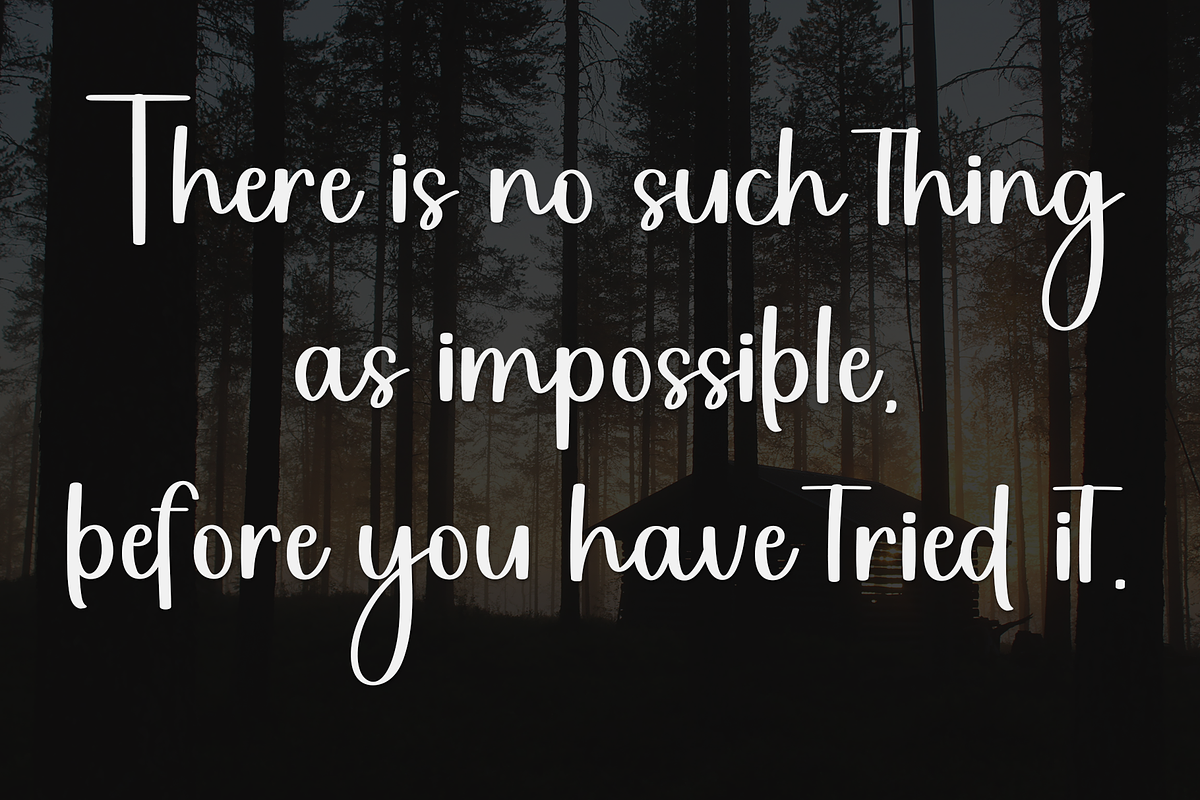 Winter Escape, a Handwritten Font by FreshTypeINK (Photo 3 of 8)