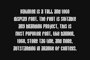 Vakinler - Sport Condensed Font