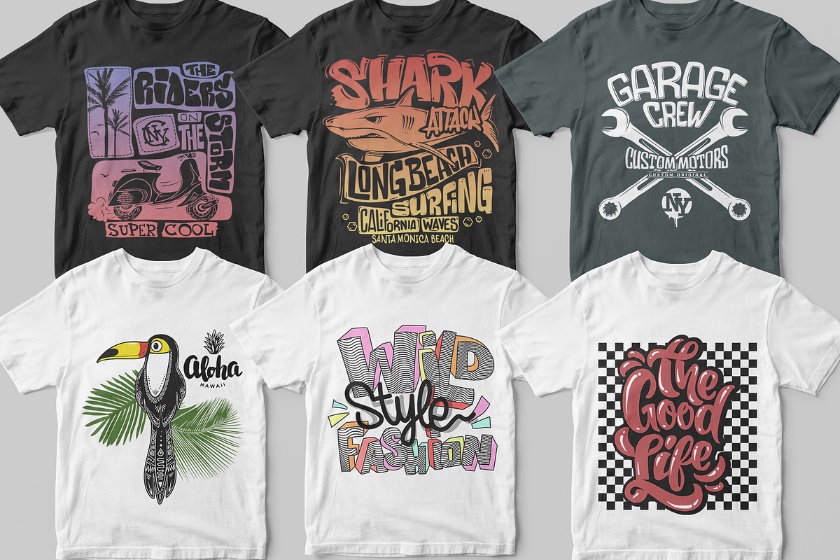 20 T-shirt design collection., an Illustration by Urbanshop (Photo 4 of 5)