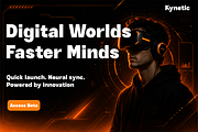 Kynetic - Futuristic Tech Sans Font, a Sans Serif Font by RagamKata (Thumbnail 5 of 10)