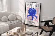 Modern Ocean | Wall Art Creatot, an Object Graphic by Leleka.Store (Thumbnail 9 of 20)